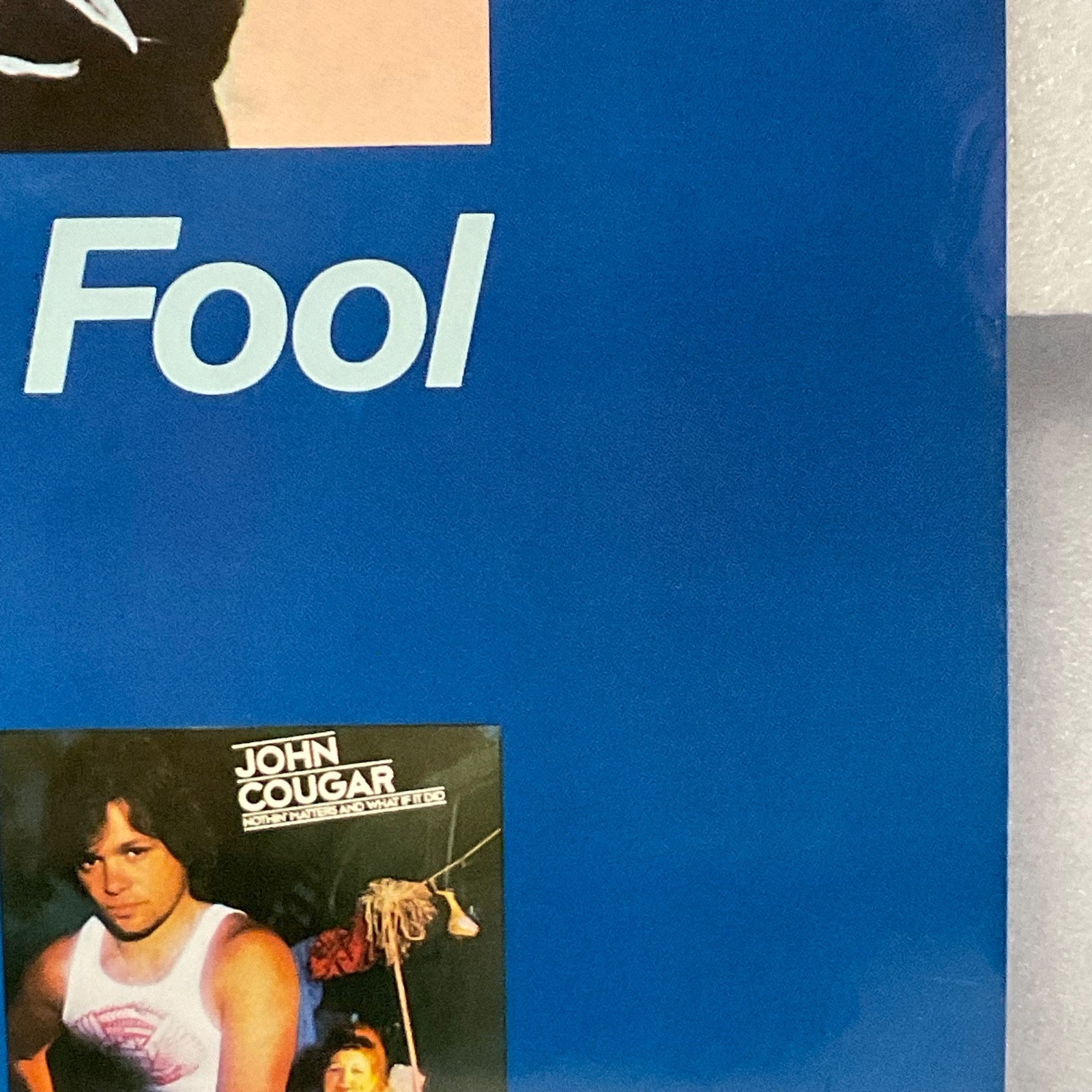Vintage John Cougar American Fool Poster 36in x 24in PolyGram - Image 13