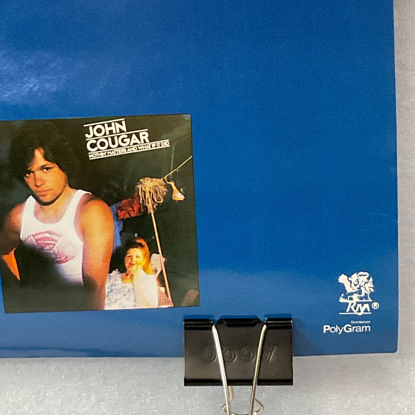 Vintage John Cougar American Fool Poster 36in x 24in PolyGram - Image 14