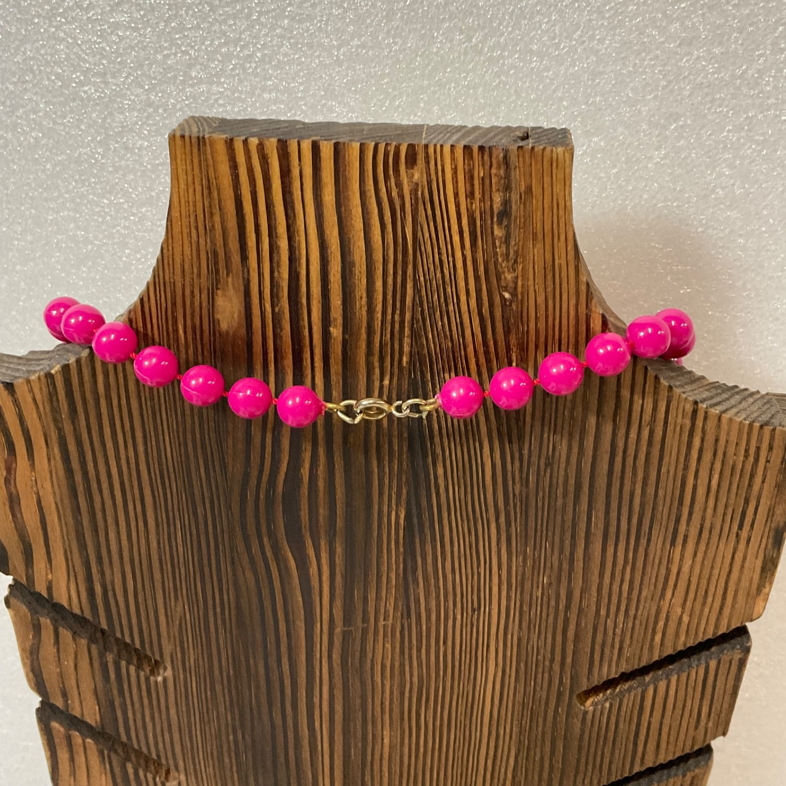 Vintage 17" Beaded Necklace Women’s Fashion Jewelry Costume Beads Gift - Image 4