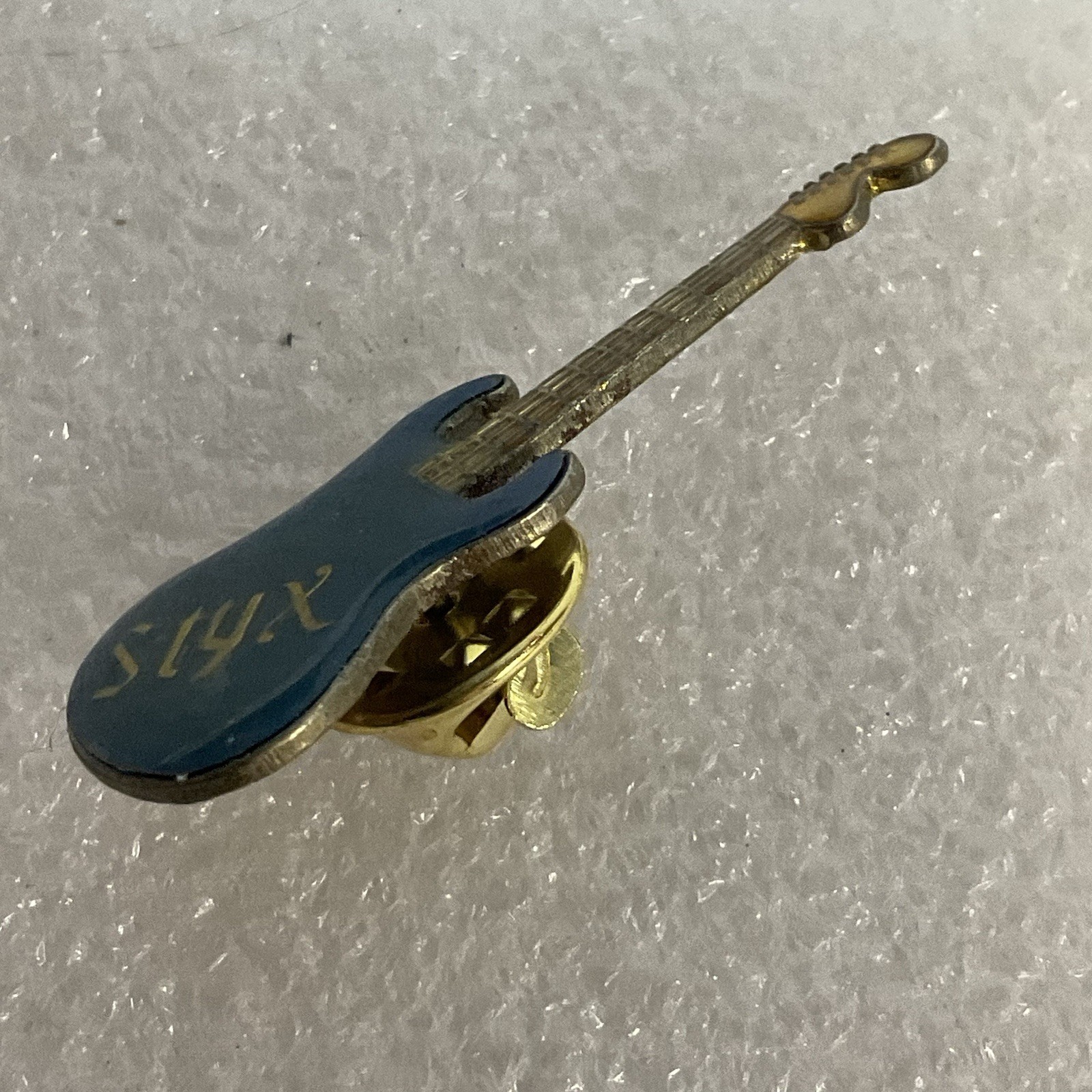Styx Blue & Gold Vintage Metal Enamel Pin Pinback GnuCollectibles - Image 4