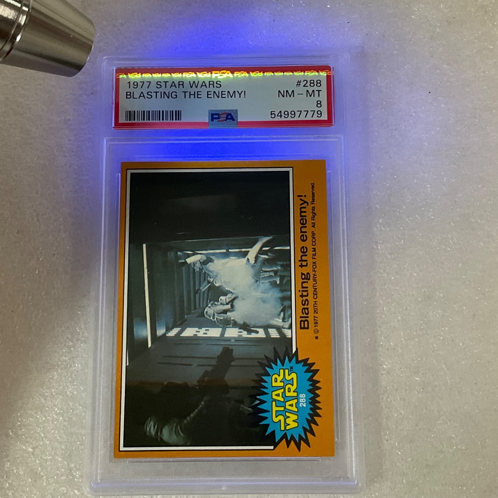 1977 Star Wars Blasting the Enemy #288 PSA 8 CERT#54997779 - Image 15