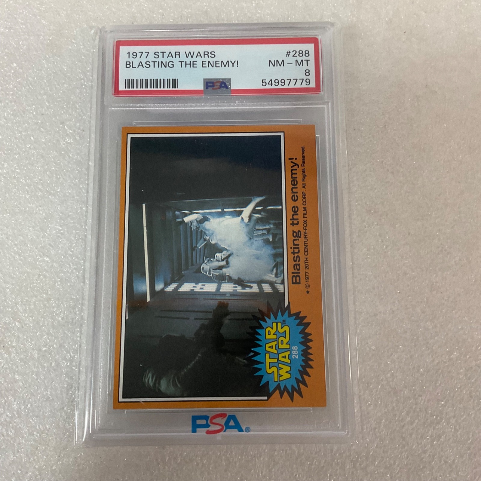 1977 Star Wars Blasting the Enemy #288 PSA 8 CERT#54997779 - Image 17