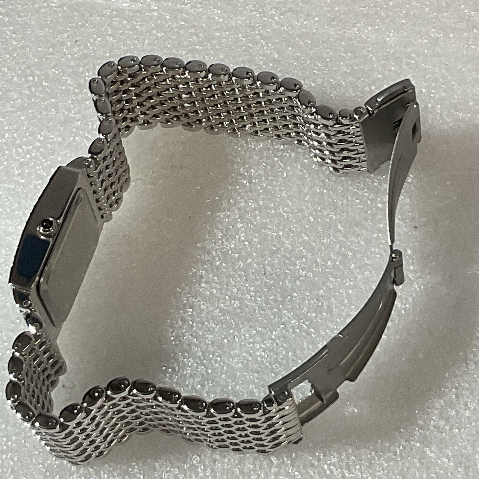 Victoria Wieck Quartz Watch Women Silver Rhinestone Japan Movt Needs Battery 7" - Image 14