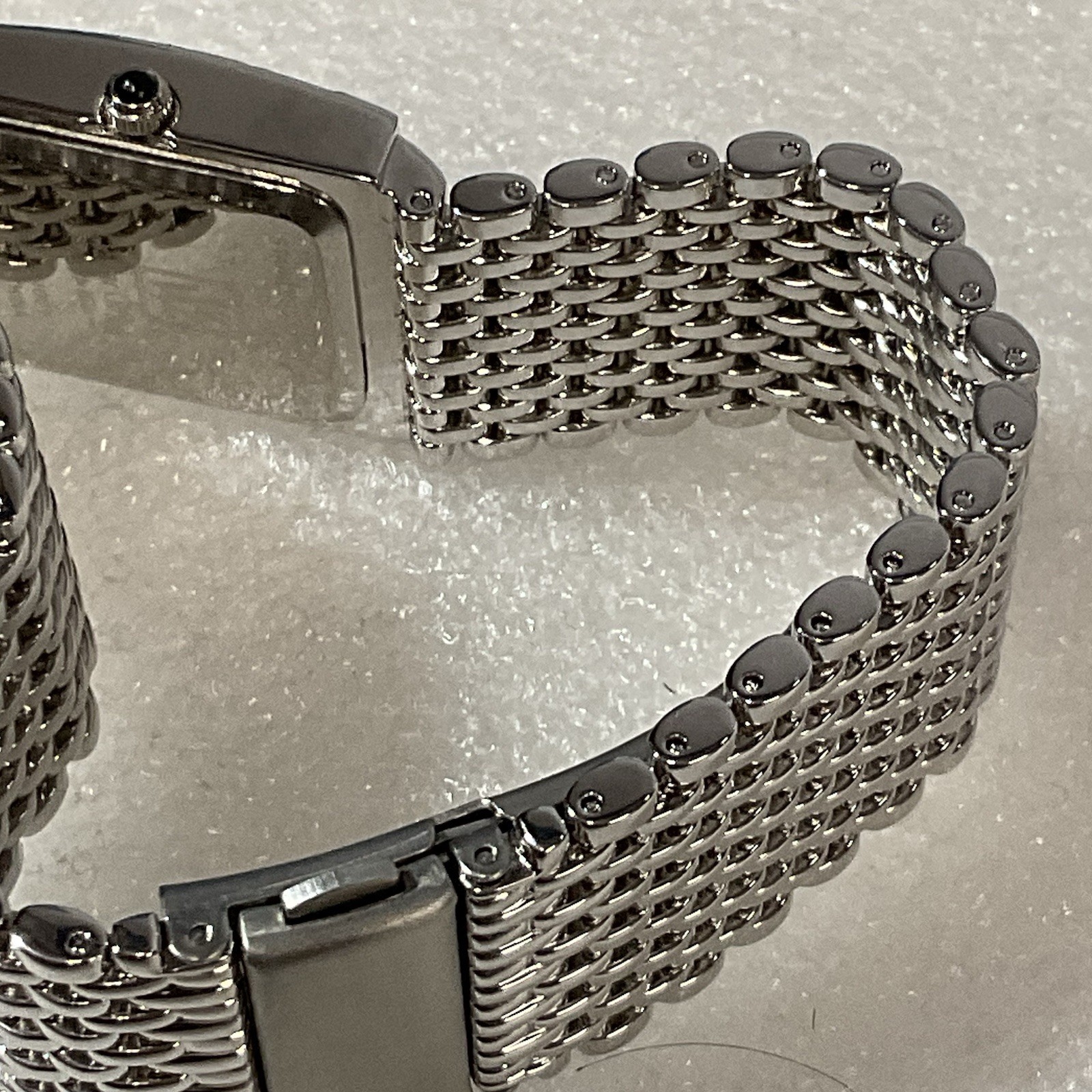 Victoria Wieck Quartz Watch Women Silver Rhinestone Japan Movt Needs Battery 7" - Image 16