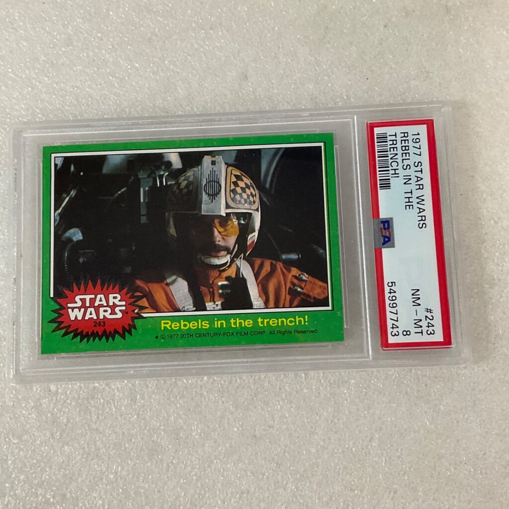 1977 Star Wars Rebels In The Trench #243 PSA 8 CERT#54997743 - Image 1