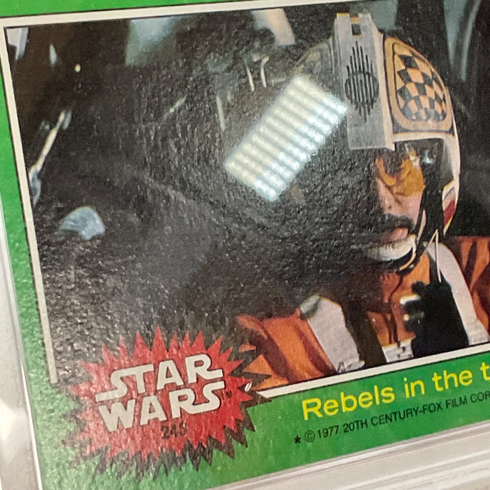 1977 Star Wars Rebels In The Trench #243 PSA 8 CERT#54997743 - Image 11