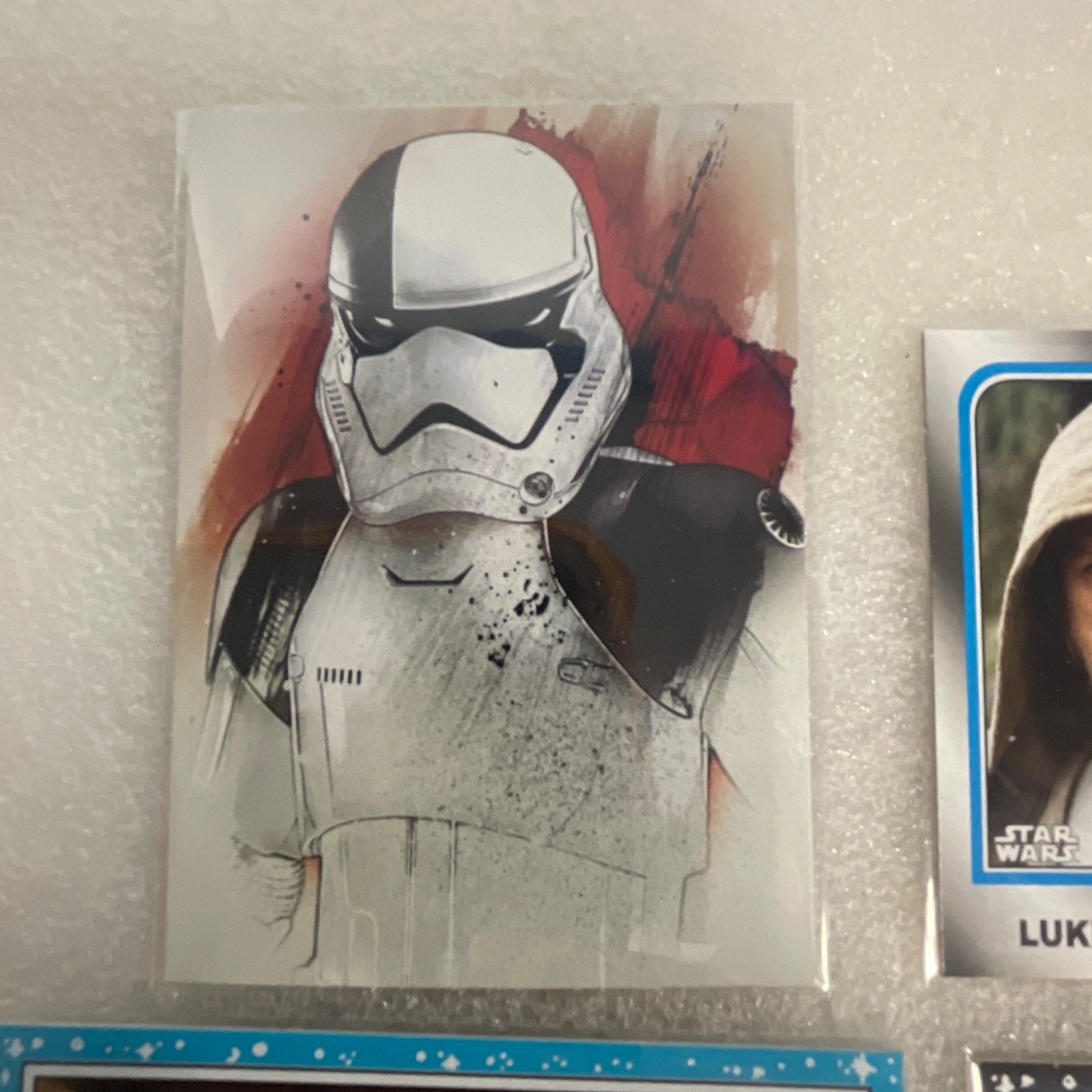Star Wars Journey to The Last Jedi Topps 6 Card Lot 2017 - Image 3