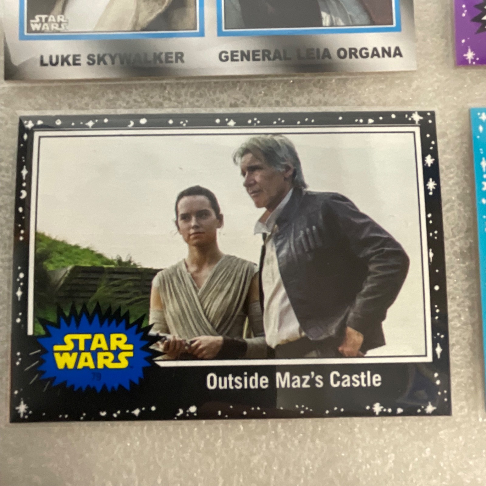 Star Wars Journey to The Last Jedi Topps 6 Card Lot 2017 - Image 7