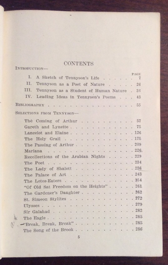 Selections From The Poems Of Tennyson 1913 Hardback PreownedBook.com - Image 8