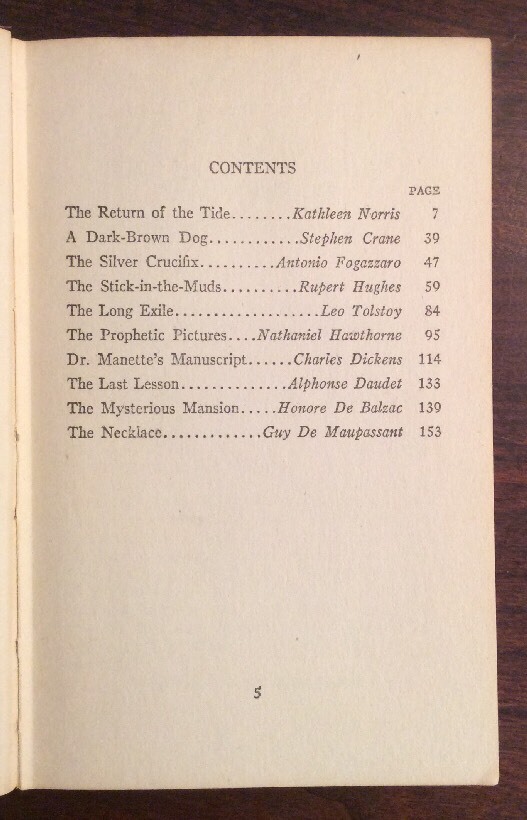 The World's One Hundred Best Short Stories Volume 5 Drama 1927 Hardback - Image 8