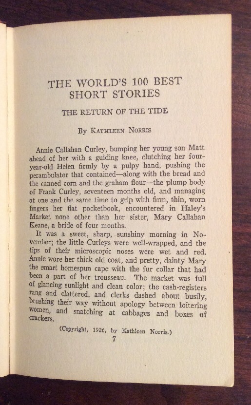 The World's One Hundred Best Short Stories Volume 5 Drama 1927 Hardback - Image 9