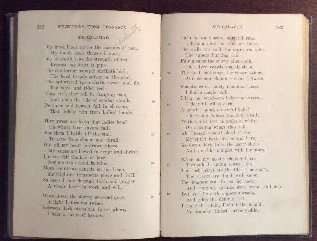 Selections From The Poems Of Tennyson 1913 Hardback PreownedBook.com - Image 12