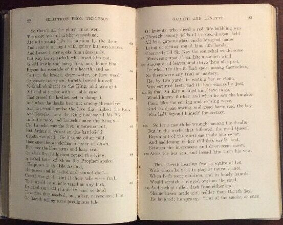 Selections From The Poems Of Tennyson 1913 Hardback PreownedBook.com - Image 9