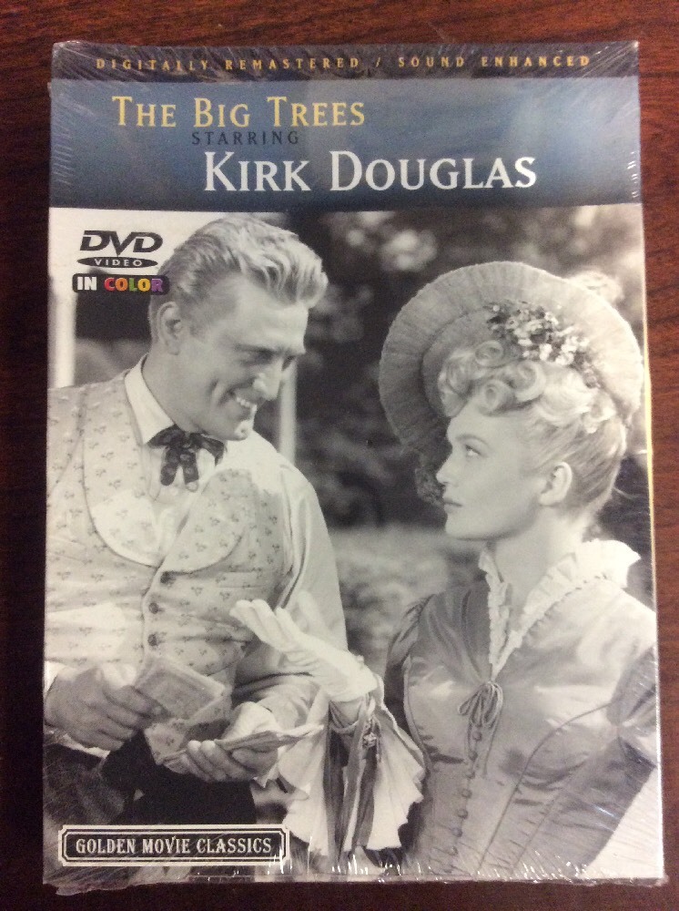 The Big Trees 1952 edition DVD 2004 Kirk Douglas Eve Miller - Image 1