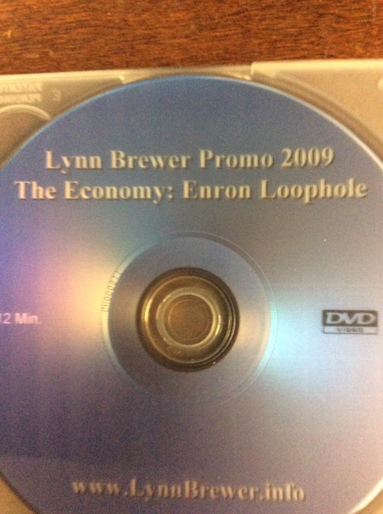 Lynn Brewer Promo 2009 The Economy : Enron Loophole - Image 3