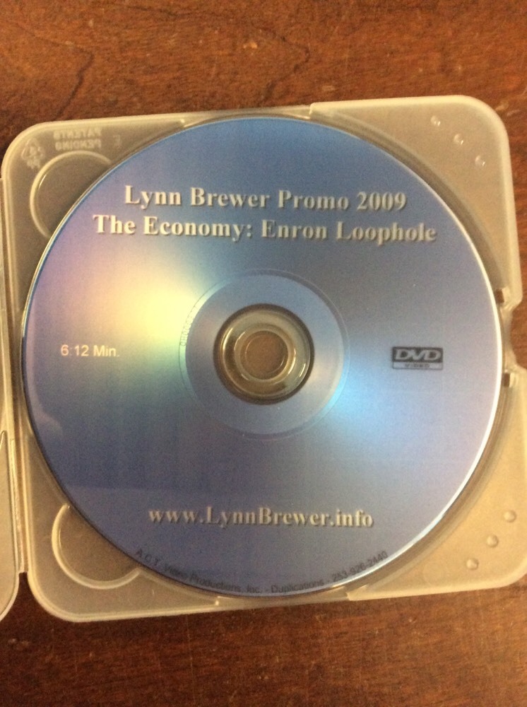 Lynn Brewer Promo 2009 The Economy : Enron Loophole - Image 1