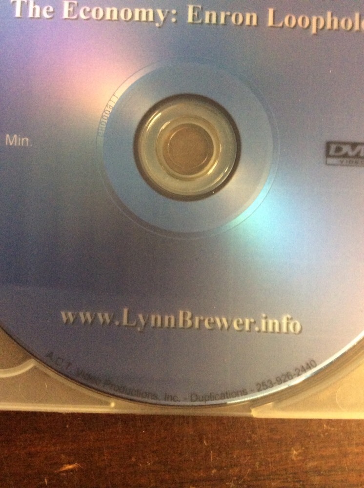 Lynn Brewer Promo 2009 The Economy : Enron Loophole - Image 5
