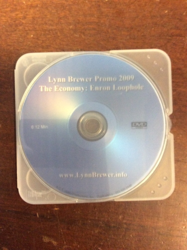 Lynn Brewer Promo 2009 The Economy : Enron Loophole - Image 7