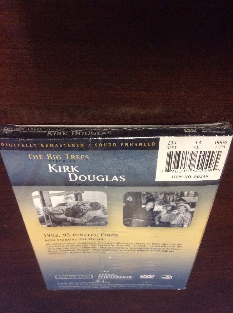 The Big Trees 1952 edition DVD 2004 Kirk Douglas Eve Miller - Image 10