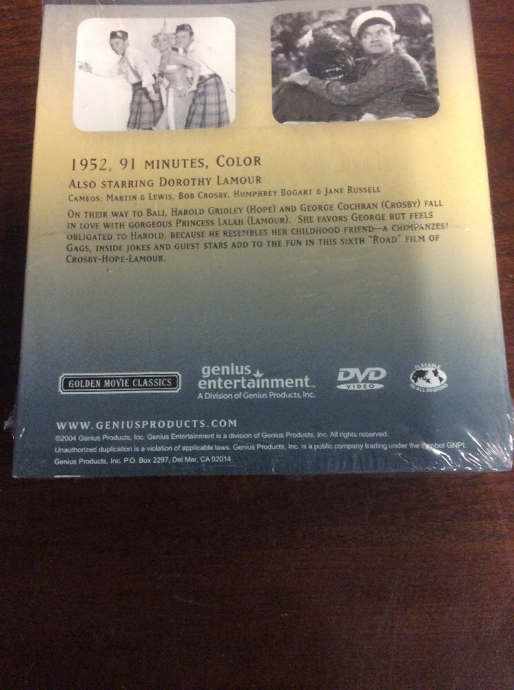 Road to Bali Starring Bob Hope/Bing Crosby/Dorothy Lamour 1952 Color(DVD, 2004) - Image 5