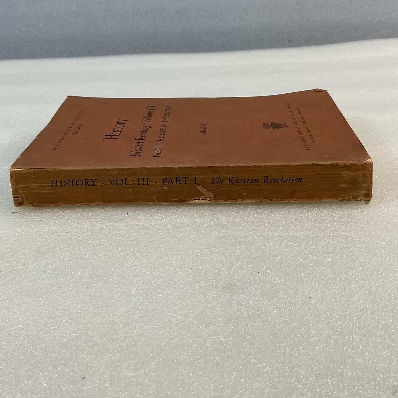 History Selected Readings Volume III 1951 Siftback No Back Cover BookGnu - Image 3