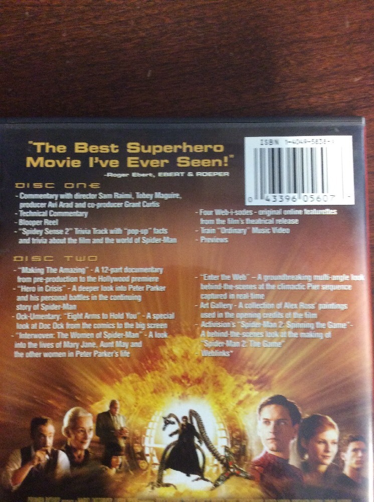 Spider-Man 2 (DVD, 2004, 2-Disc Set, Special Edition, Fullscreen) - Image 5