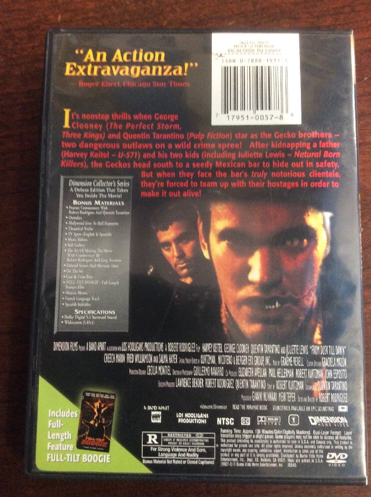 From Dusk Till Dawn (DVD, 2000, 2-Disc Set, Special Edition) - Image 2