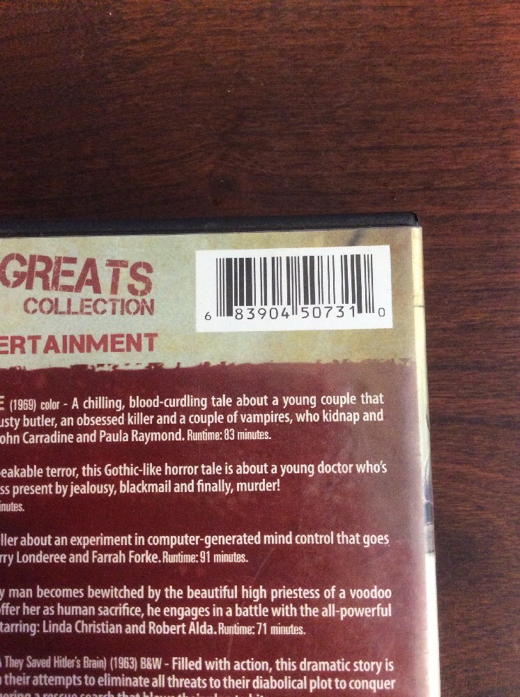 The Gore House Greats Collection (DVD, 2009, 3-Disc) Halloween RecycledDVD.com - Image 3