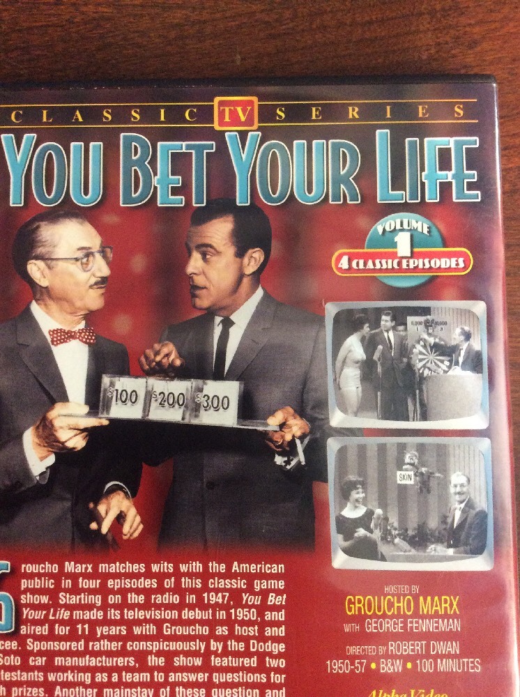 You Bet Your Life Vol 1 (DVD, 2004) Groucho Marx RecycledDVD.com - Image 5
