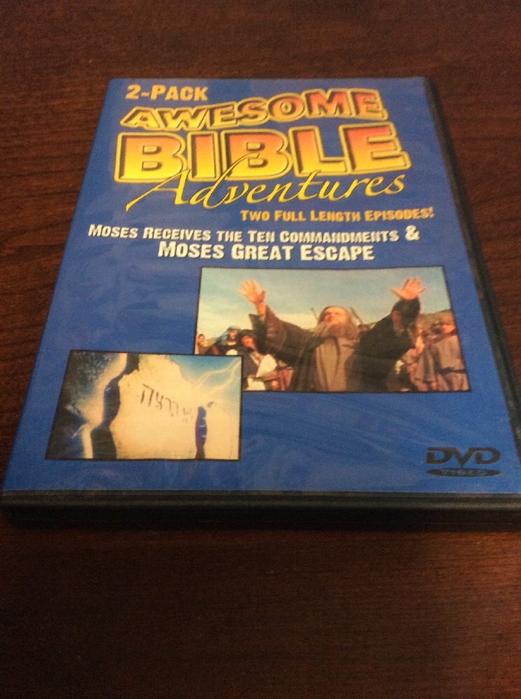 Awesome Bible Adventures DVD 2 Pack Moses Receives The Ten Commandments - Image 2