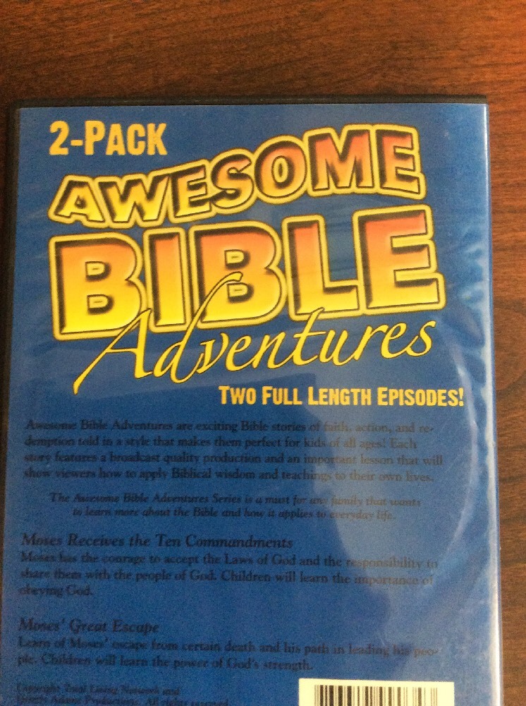 Awesome Bible Adventures DVD 2 Pack Moses Receives The Ten Commandments - Image 6