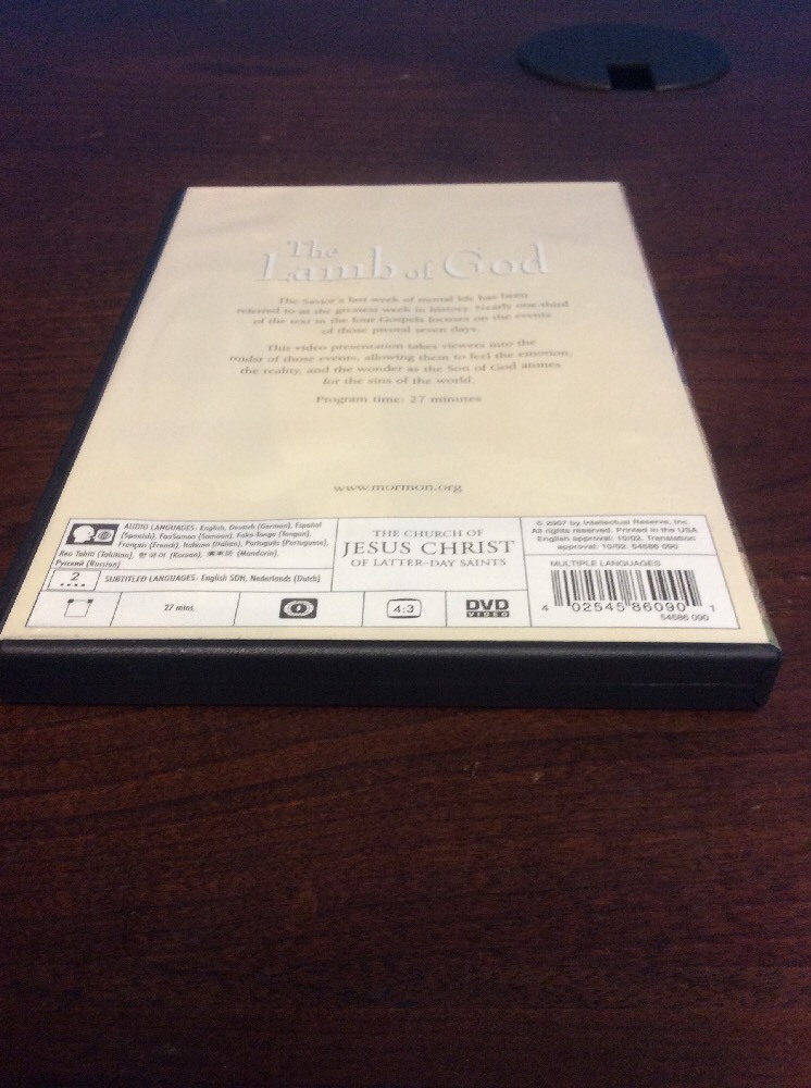 The Lamb Of God, Last Week of Jesus Life DVD Mormon LDS Bible Atonement Lord - Image 12