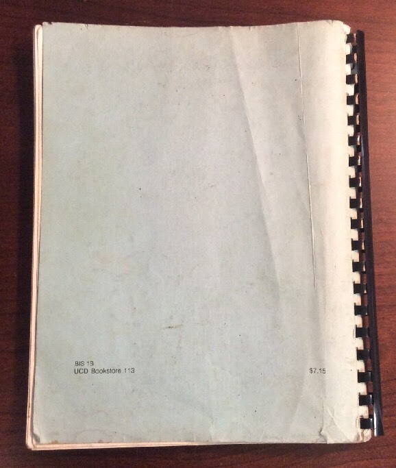 Laboratory Manual For Biological Sciences 1B UC Davis 1990 Falling, Grosberg - Image 3