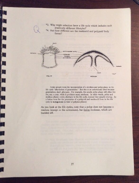 Laboratory Manual For Biological Sciences 1B UC Davis 1990 Falling, Grosberg - Image 8