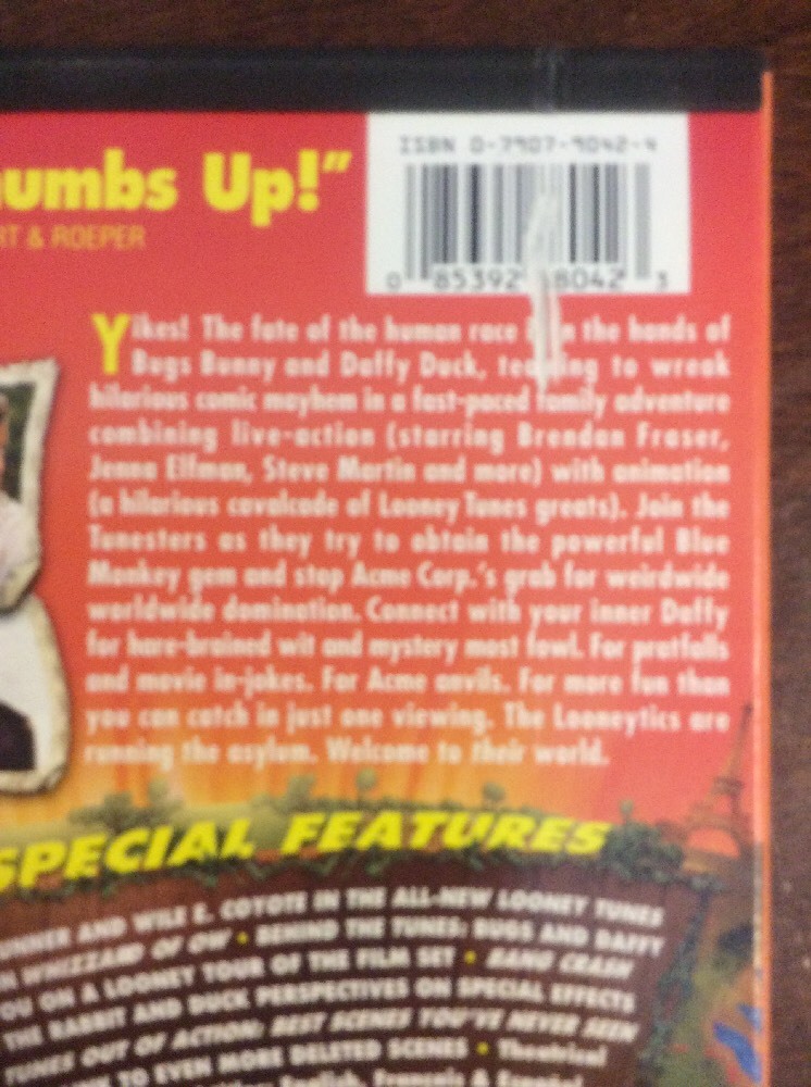 Looney Tunes - Back in Action (DVD, 2004, Widescreen) - Image 10