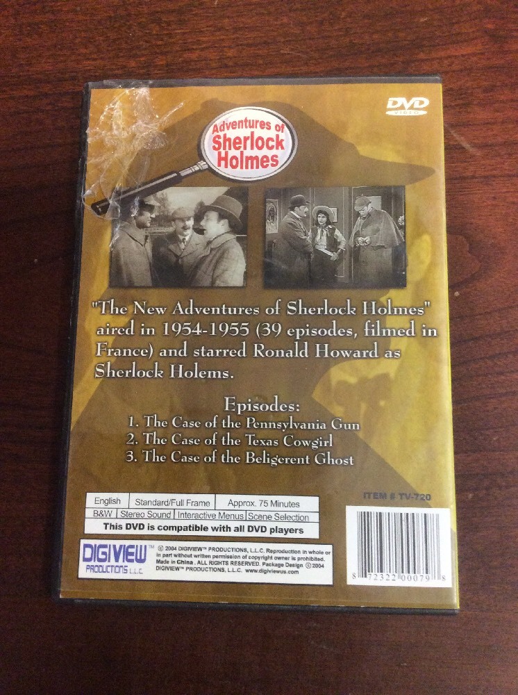 The Adventures of Sherlock Holmes - Vol. 2 (DVD, 2006) - Image 2