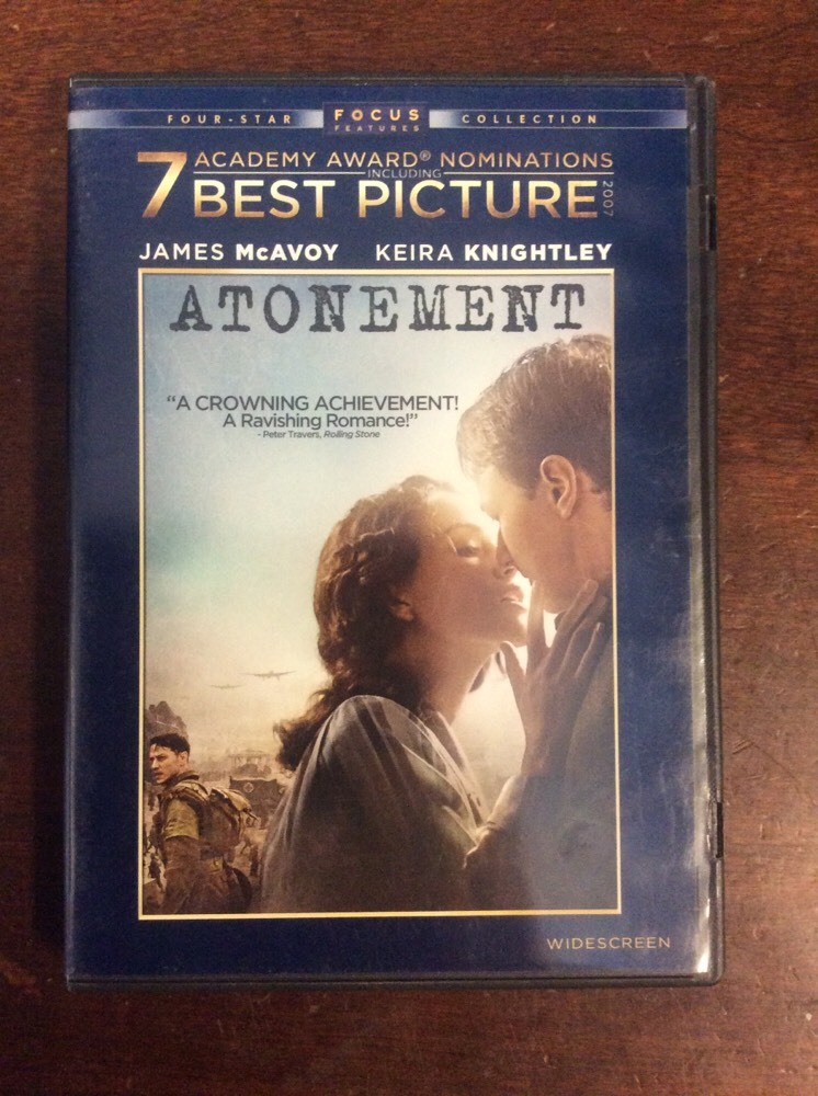 Atonement (DVD, 2008, Widescreen) - Image 1