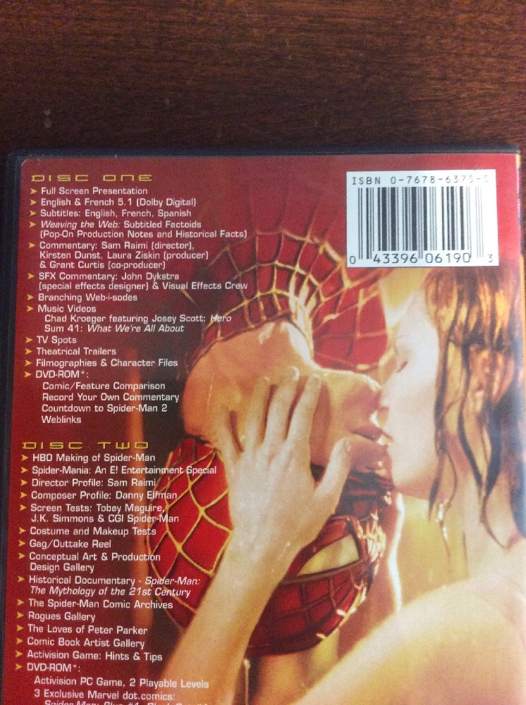 Spider-Man (DVD, 2002, 2-Disc Set, Special Edition Full Frame) - Image 4