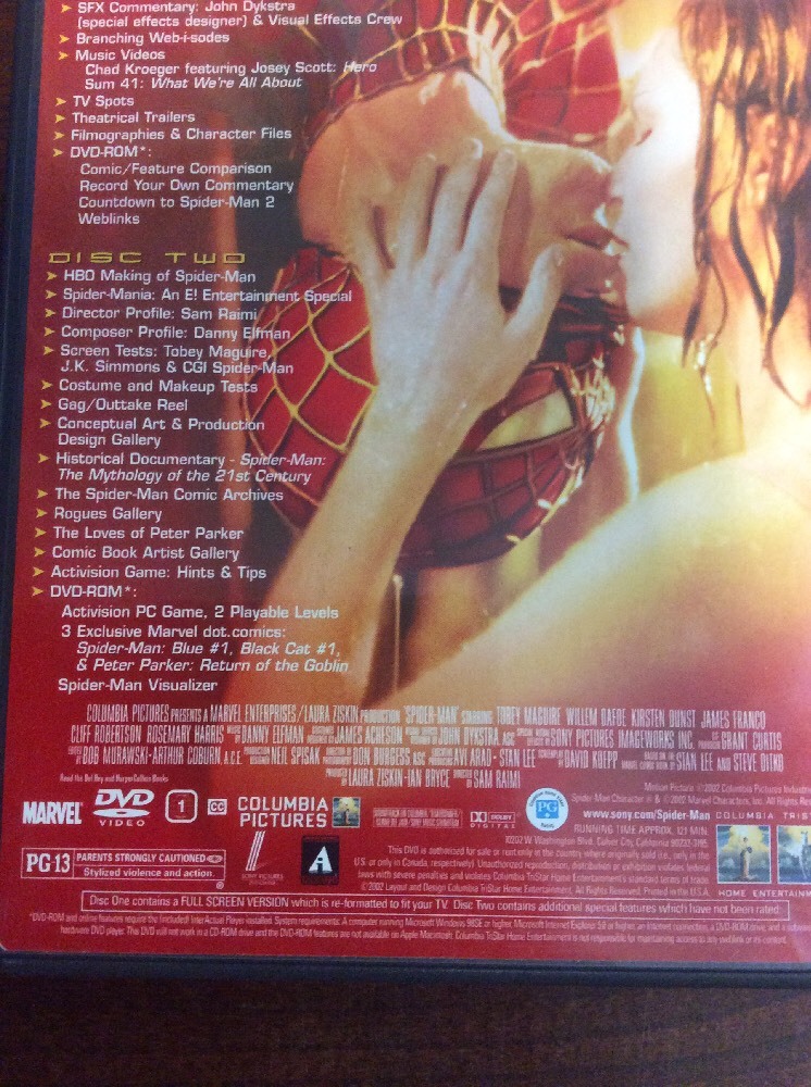 Spider-Man (DVD, 2002, 2-Disc Set, Special Edition Full Frame) - Image 5