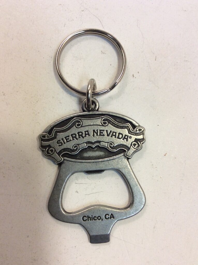 Sierra Nevada Chico Ca Mills River NC Bottle Opener Flathead Keychain - Image 1