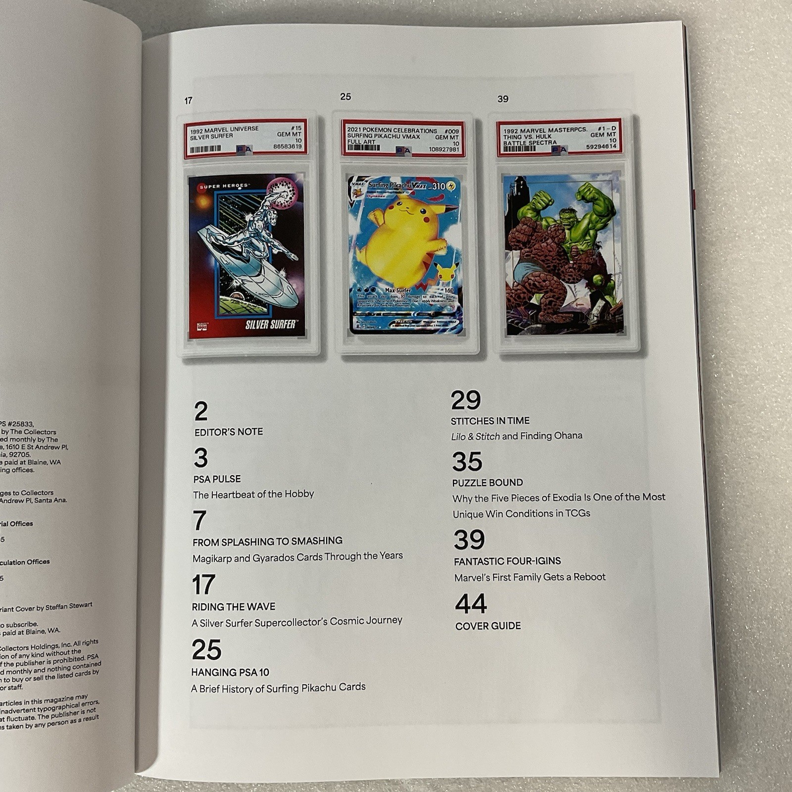 PSA Magazine August 2025 Vol.17 Magikarp Cover Pokémon Collectors Issue - Image 10