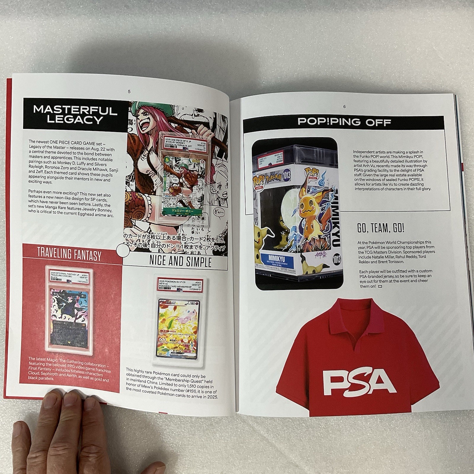 PSA Magazine August 2025 Vol.17 Magikarp Cover Pokémon Collectors Issue - Image 17