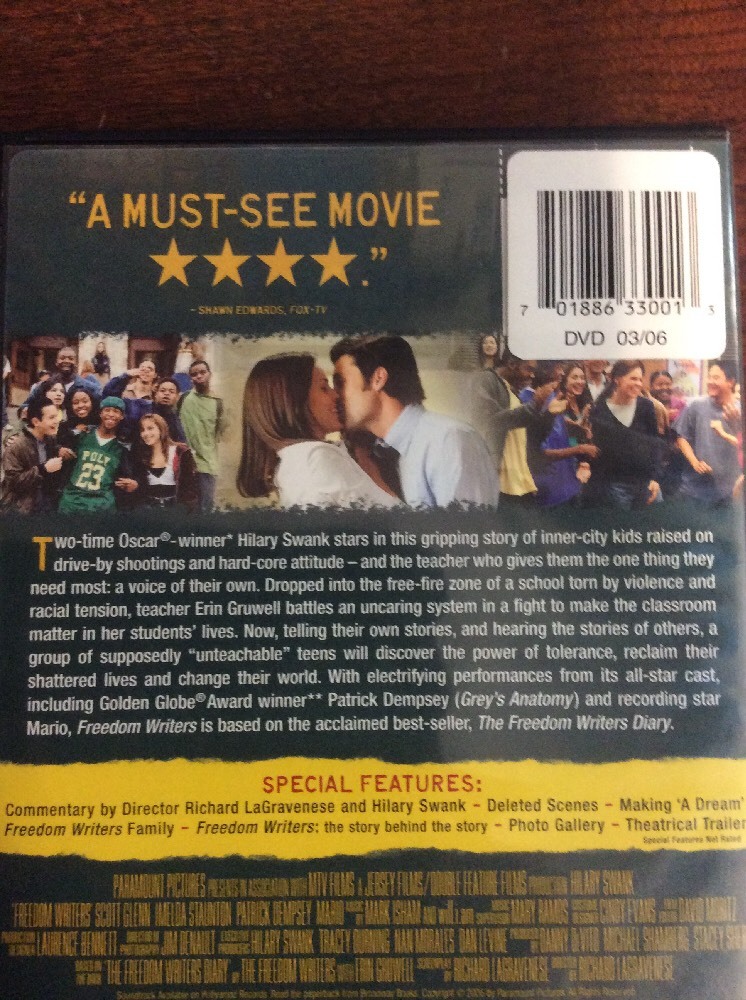Freedom Writers (DVD, 2007, Full Frame) - Image 4