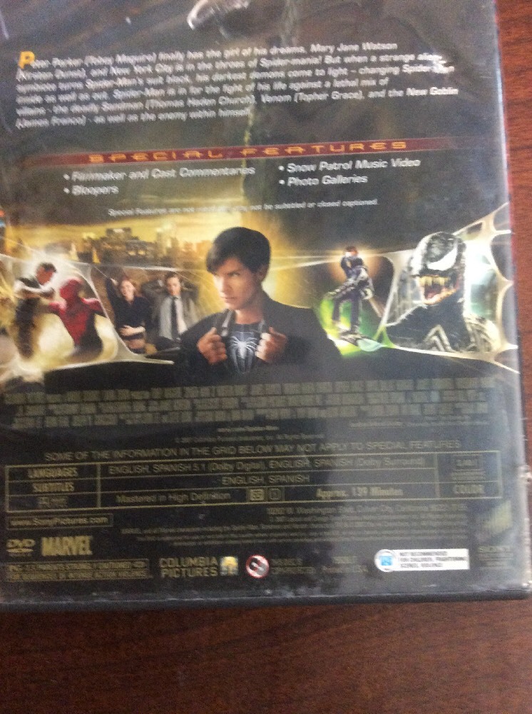 Spider-Man 3 DVD 2007 Toby Maguire And Kirsten Dunst MediaGnu - Image 5