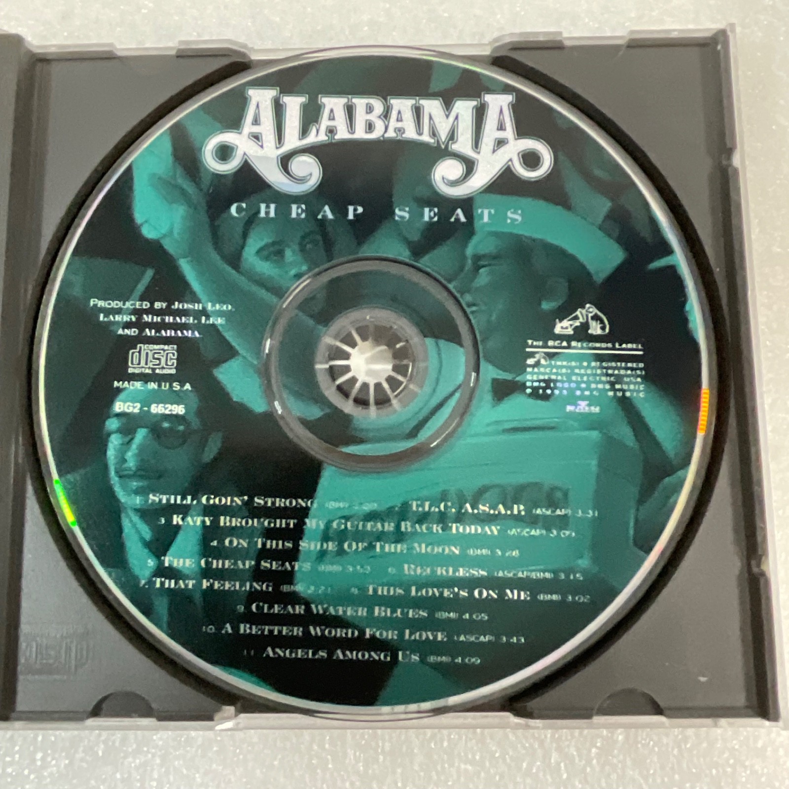Alabama Cheap Seats Music CD 1993 RCA Country Album Angels Among Us - Image 13