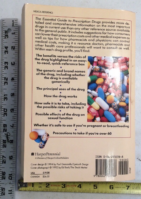 The Essential Guide to Prescription Drugs 1996 SB Book J Long and J Rybacki - Image 5