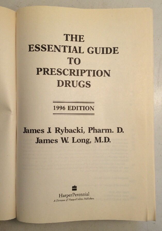 The Essential Guide to Prescription Drugs 1996 SB Book J Long and J Rybacki - Image 6