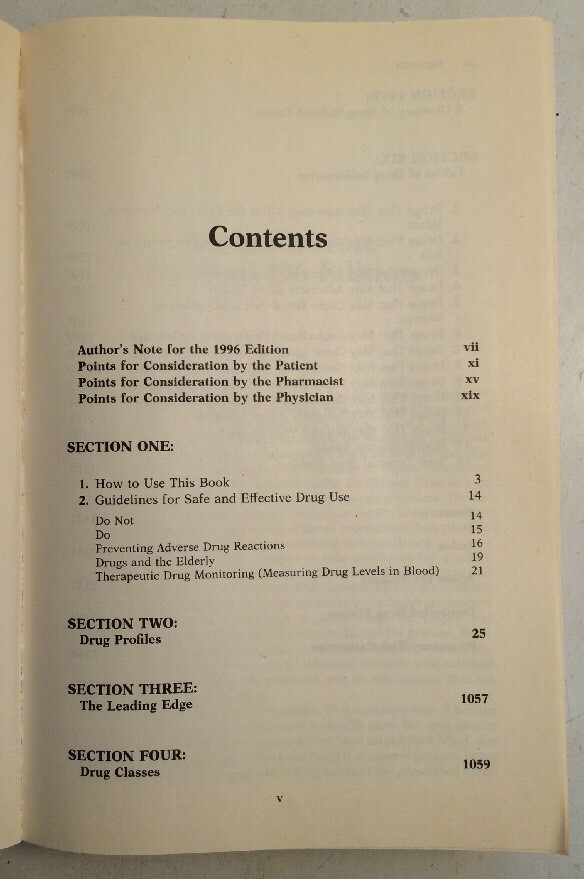 The Essential Guide to Prescription Drugs 1996 SB Book J Long and J Rybacki - Image 8