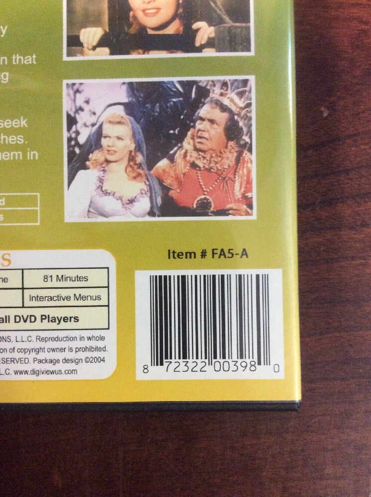 Jack and the Beanstalk 2004 DVD RecycledDVD - Image 3