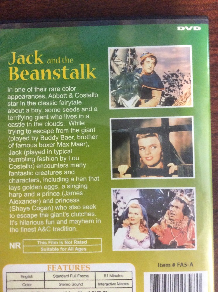 Jack and the Beanstalk 2004 DVD RecycledDVD - Image 5